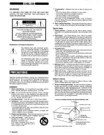 Предварительный просмотр 2 страницы Aiwa CX-NC3RWU Operating Instructions Manual