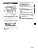 Предварительный просмотр 9 страницы Aiwa CX-NC3RWU Operating Instructions Manual