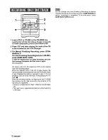 Предварительный просмотр 18 страницы Aiwa CX-NC3RWU Operating Instructions Manual