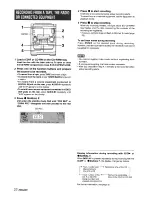 Предварительный просмотр 22 страницы Aiwa CX-NC3RWU Operating Instructions Manual