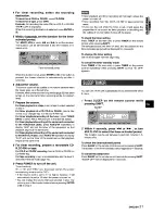 Предварительный просмотр 31 страницы Aiwa CX-NC3RWU Operating Instructions Manual