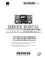 Предварительный просмотр 1 страницы Aiwa CX-NHG2MD Service Manual