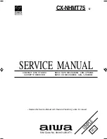 Aiwa CX-NHMT75 u Service Manual предпросмотр