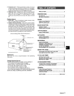 Предварительный просмотр 3 страницы Aiwa CX-NMT240 Operating Instructions Manual