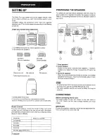 Preview for 4 page of Aiwa CX-NMT50 Operating Instructions Manual