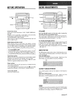 Preview for 7 page of Aiwa CX-NMT50 Operating Instructions Manual