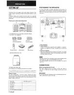 Preview for 4 page of Aiwa CX-NMT70 Operating Instructions Manual