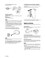 Preview for 6 page of Aiwa CX-NMT70 Operating Instructions Manual