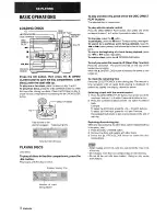 Preview for 10 page of Aiwa CX-NMT70 Operating Instructions Manual