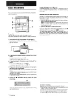 Preview for 14 page of Aiwa CX-NMT70 Operating Instructions Manual