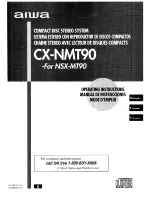 Aiwa CX-NMT90 Operating Instructions Manual предпросмотр