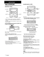 Предварительный просмотр 12 страницы Aiwa CX-NMT90 Operating Instructions Manual