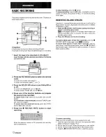 Предварительный просмотр 14 страницы Aiwa CX-NMT90 Operating Instructions Manual