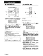 Предварительный просмотр 22 страницы Aiwa CX-NMT90 Operating Instructions Manual