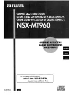 Предварительный просмотр 1 страницы Aiwa CX-NMT960 Operating Instructions Manual