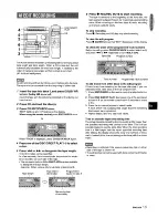 Предварительный просмотр 19 страницы Aiwa CX-NMT960 Operating Instructions Manual