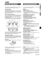 Предварительный просмотр 29 страницы Aiwa CX-NMT960 Operating Instructions Manual