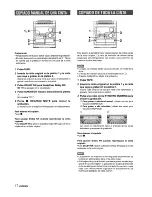 Предварительный просмотр 48 страницы Aiwa CX-NMT960 Operating Instructions Manual