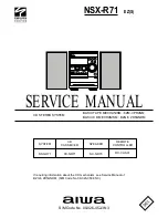 Aiwa CX-NR71 Service Manual preview