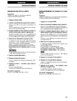 Предварительный просмотр 39 страницы Aiwa CX-NV20 Operating Instructions Manual