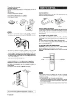 Preview for 6 page of Aiwa CX-ZL10 Operating Instructions Manual