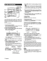 Preview for 14 page of Aiwa CX-ZL10 Operating Instructions Manual