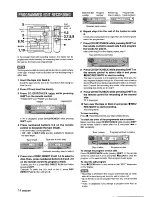 Предварительный просмотр 14 страницы Aiwa CX-ZL720 Operating Instructions Manual