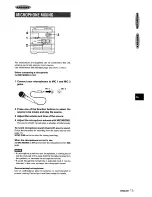 Предварительный просмотр 15 страницы Aiwa CX-ZL720 Operating Instructions Manual