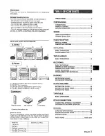 Preview for 3 page of Aiwa CX-ZR774 Operating Instructions Manual