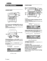 Preview for 12 page of Aiwa CX-ZR774 Operating Instructions Manual