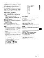 Preview for 13 page of Aiwa CX-ZR774 Operating Instructions Manual