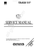 Preview for 1 page of Aiwa FR-A150 Service Manual