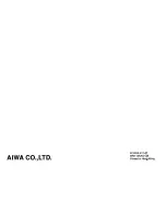 Preview for 24 page of Aiwa FR-A47 Operating Instructions Manual