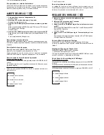 Preview for 4 page of Aiwa FR-AP20 Operating Instructions Manual