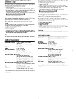 Preview for 8 page of Aiwa FR-AP20 Operating Instructions Manual