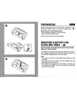 Предварительный просмотр 4 страницы Aiwa FR-C151 Operating Instructions Manual