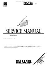 Preview for 1 page of Aiwa FR-C20 Service Manual