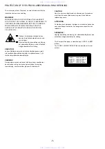 Preview for 3 page of Aiwa FR-CD2500 Service Manual