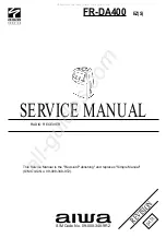 Preview for 1 page of Aiwa FR-DA400 Service Manual