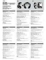 Preview for 1 page of Aiwa HP-CN6 Operating Instructions