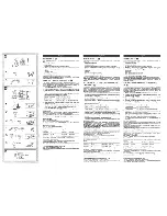 Preview for 2 page of Aiwa HR-SP75 Operating Instructions