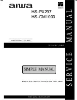 Предварительный просмотр 1 страницы Aiwa HS-GM1000 Service Manual