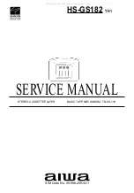 Aiwa HS-GS182 Service Manual preview