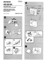 Aiwa HS-GS183 Operating Instructions preview