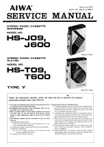 Aiwa HS-H09 Service Manual preview