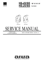 Aiwa HS-JS185 Service Manual preview