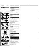 Preview for 1 page of Aiwa HS-JS189 Operating Instructions