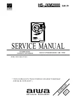 Предварительный просмотр 1 страницы Aiwa HS-JXM2000 Service Manual