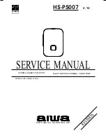 Aiwa HS-PS007 Service Manual preview