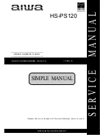 Предварительный просмотр 1 страницы Aiwa HS-PS120 Service Manual